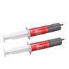 2Pcs Thermal Paste Silicone Grease Compound Syringe Design Accessory for CPU Computer