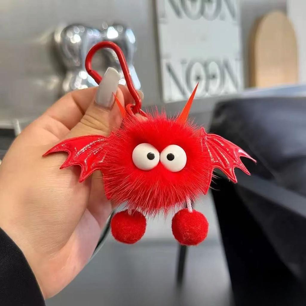 Imitation Mink Hair Little Bat Wind Little Bat Pendant Keychain Bag Pendant Creative Gift