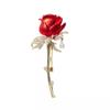 Spilla Rosa Rossa Femminile Sensazione Tulipano Nicchia Semplice Spilla Decorativa per Abito