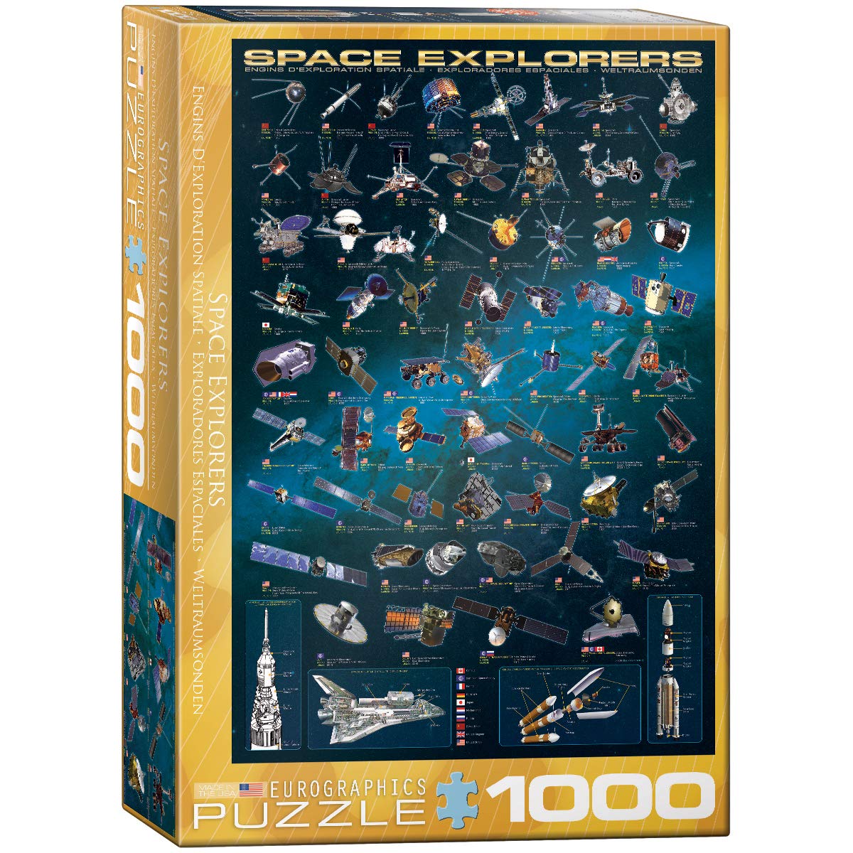 

Пазл 1000 елементів Eurographics Космічний дослідник 6000-2001