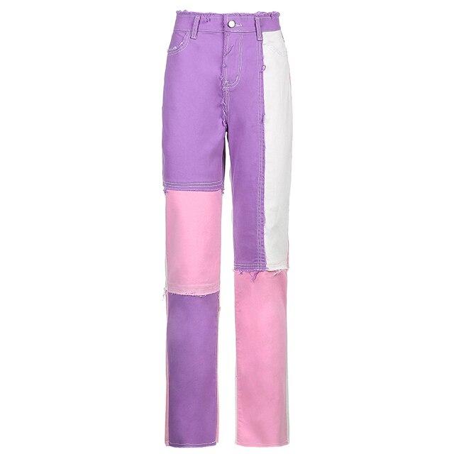 Buy Rockmore Patchwork Burrs High Waist 
