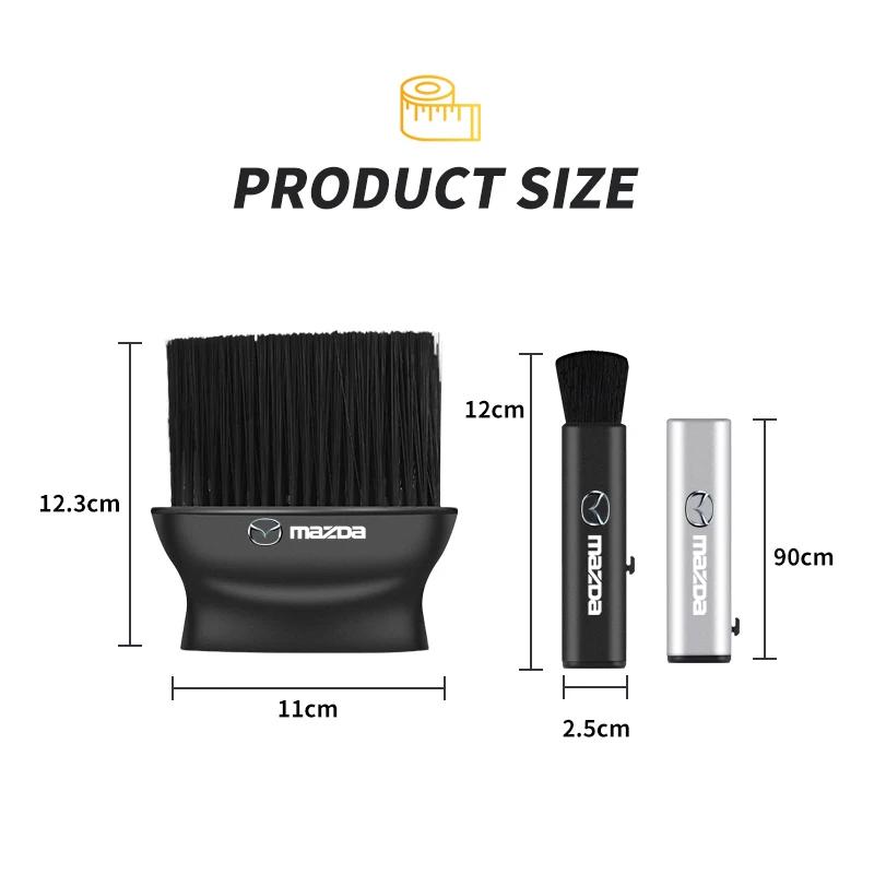 Car Interior Cleaning Tool Air Outlet Clean Artifact Brush For Mazda 3 BK BL Axela 2 5 CX5 CX6 CX-4 Mazda 6 GH GG CX-7 MX5 RX8 KJY5
