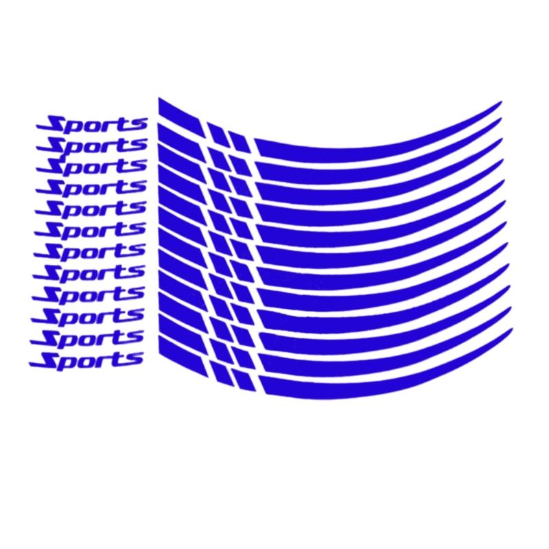 Wheel Rims Reflective Stickers Cycling Reflector for Mountain Bike Wheel Rims Cycling Safety Decals Tape Enduring
