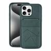 Multifunctional Vertical Flip Card Wallet Holder Vegan Leather Back Phone Case