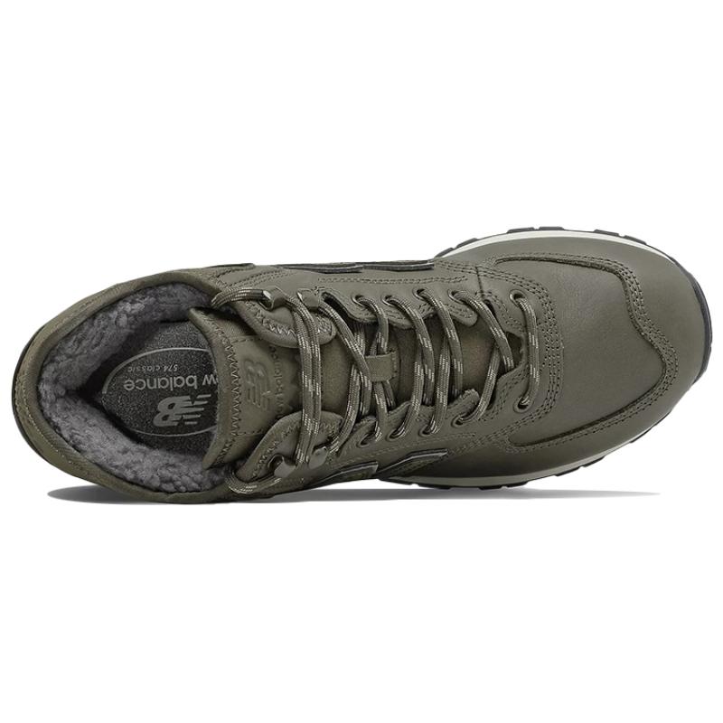 New Balance Zapatillas Casuales de Caña Media Serie 574 Verde Oliva MH574BG1