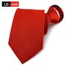 Ruifeng Men's 8cm Elastic Tie - Easy Pull, Formal Wedding or Business Wear