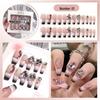 High-End Handmade Nail Art: Pure Desire Style Rhinestone Nail Stickers Collection.