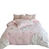 OEING Butterfly Love Flower Embroidered Milk Velvet Bedding Set
