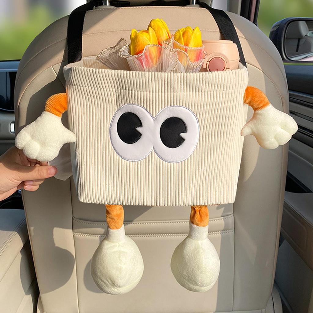 Car Trash Can Hangable Auto Garbage Bag Large Capacity Automotive Organizers and Storage for SUV Sedan Home Outdoor Traveling