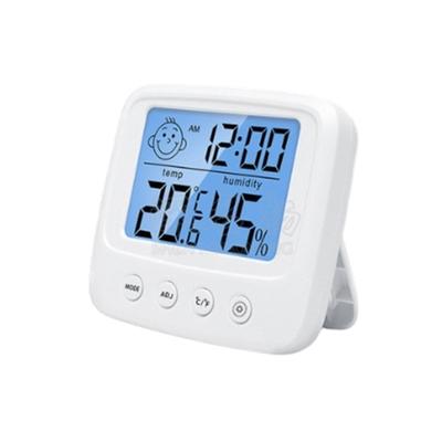 Temperature Humidity Meter Clock Temperature Format And Celsius For Home Office