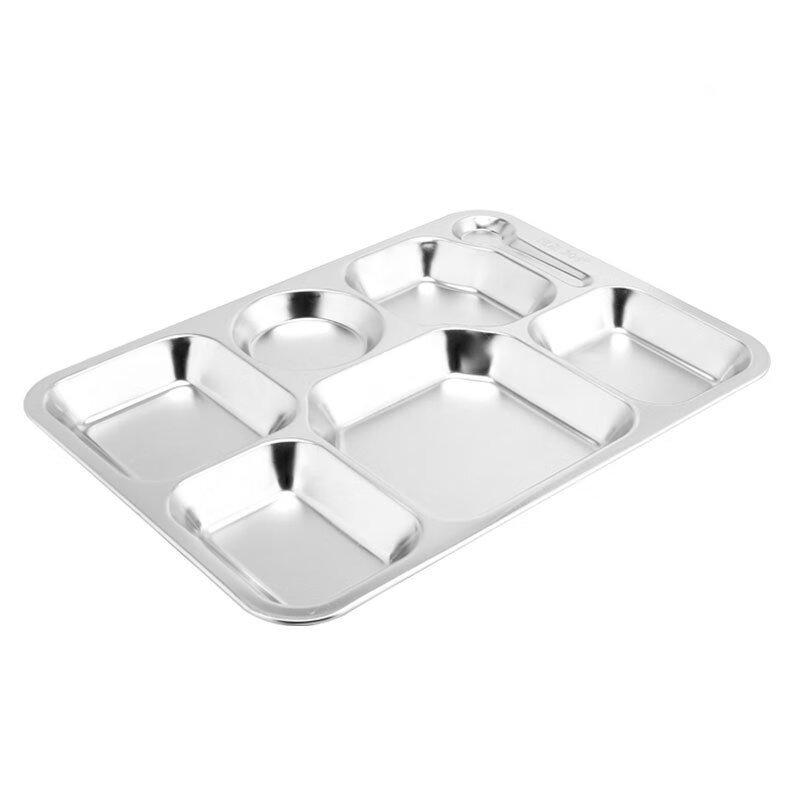 

Yuyi Angel 304 Stainless Steel Divided Lunch Plate