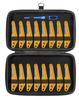 MUSIC NOMAD Diamond Coated Nut with MN676 Files, 16-Piece Set, .010"-.130, Case,