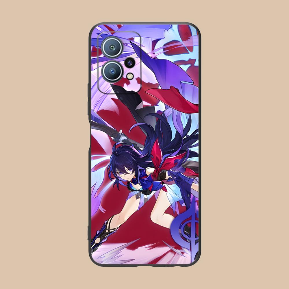 HSR Seele Matte TPU Mobile Phone Case for Huawei P60 P50 P40 P30 P20 P10 P9 P8 Pro Lite Plus Colorful Printing Cover