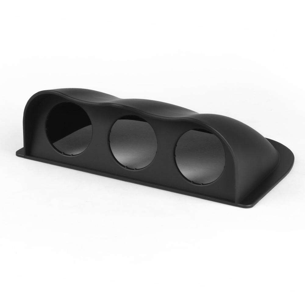 Universal Black Carbon Fiber 2 Inch 52mm Dash Board Dual Triple Gauge Pod Color Gauge Holder Mount Holder