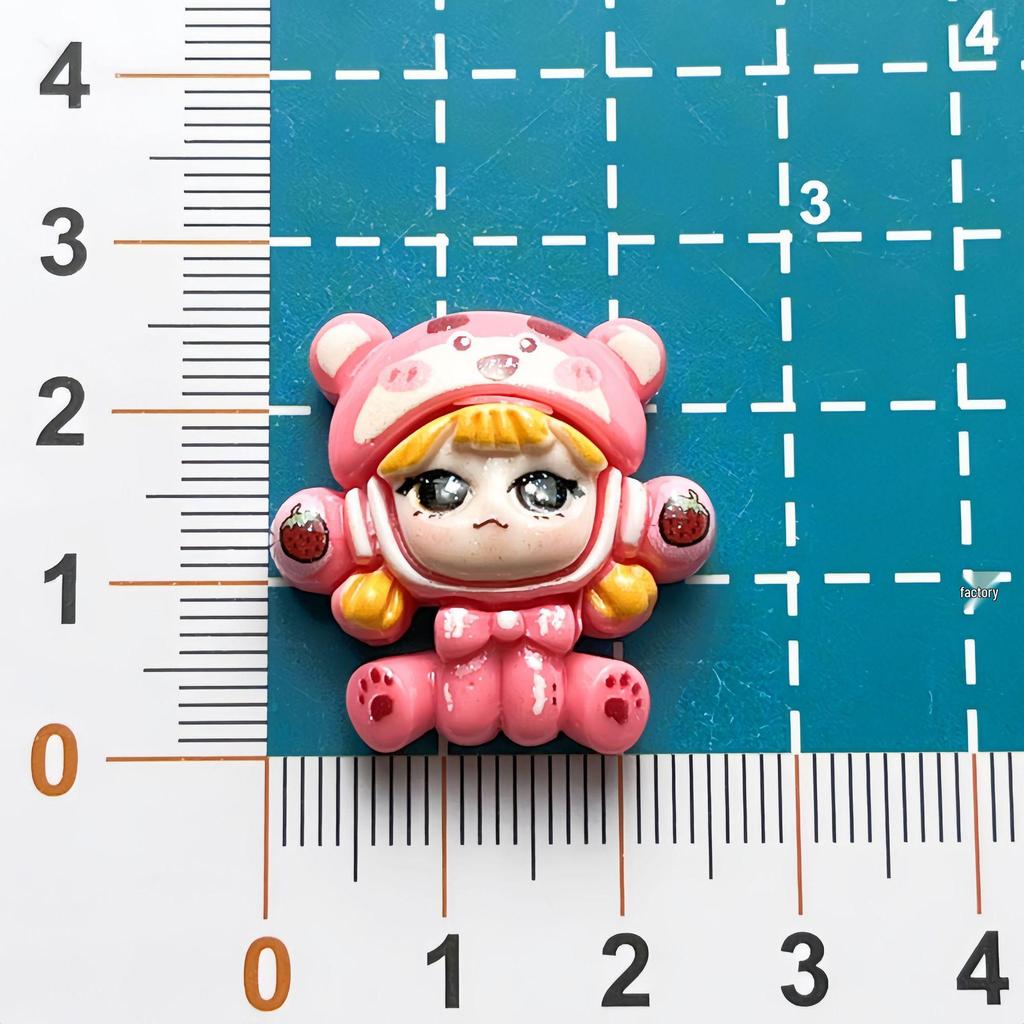 Sanrio Girls Resin Glossy Decorative Accessories for DIY: Card, Jewelry, Hair Clips, Bottle, Crocs Buckles