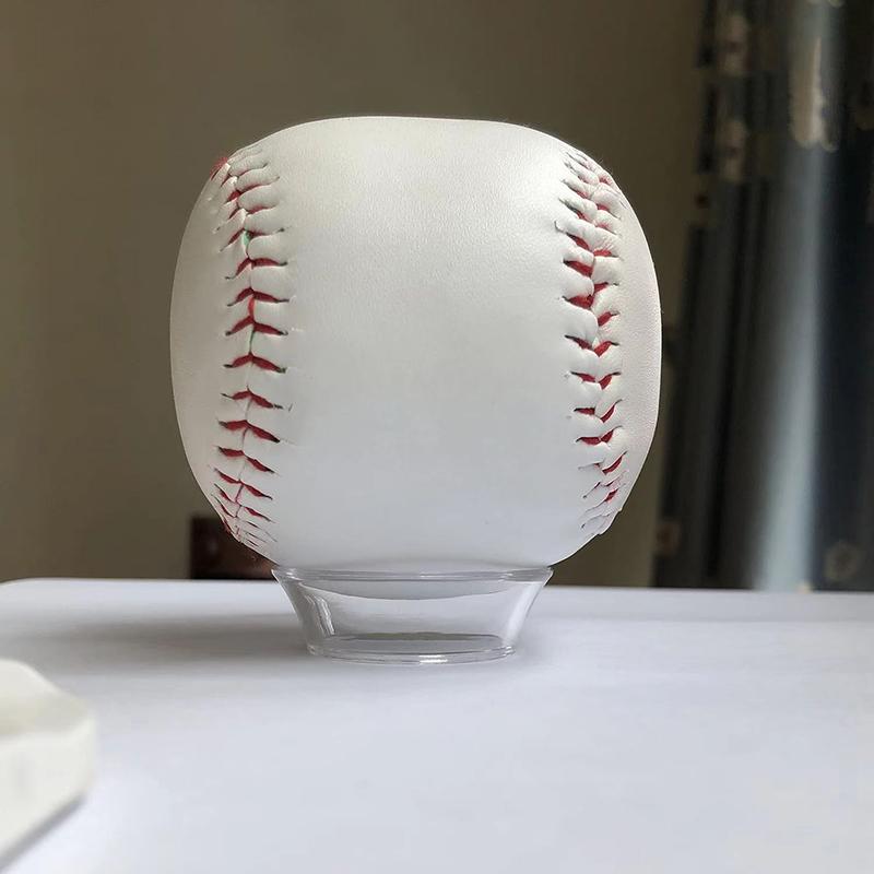 3Pcs Acrylic Display Stand Clear Ring Baseball Stands Plastic Round Stand For Golf Ball Baseball Tennis Ball Spheres Collections