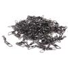 100 Pcs Stainless Steel Fishing Barrels Swivels Fishing Barrels Line Connector Accessory for Saltwater Freshwater