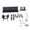 1Celsius18 RC Metal Snow Plow Replacement for    RC Crawler Car Snow Shovel Alloy Shock Absorption