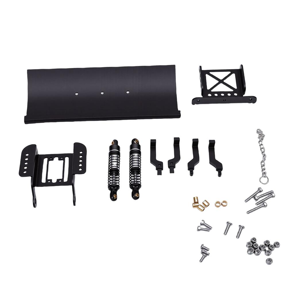 1Celsius18 RC Metal Snow Plow Replacement for RC Crawler Car Snow Shovel Alloy Shock Absorption