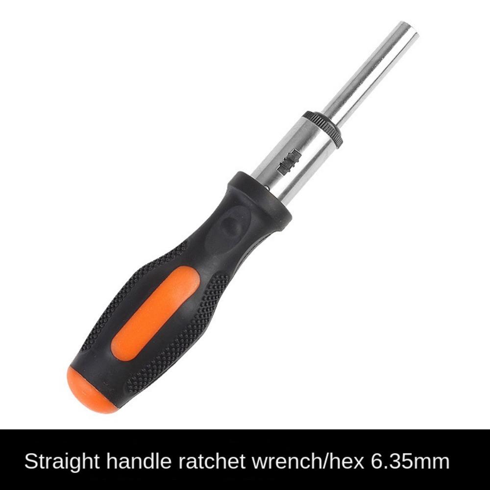 Steel Straight Screwdriver Handle Adjustable Screwdriver New Ratchet Screwdriver Handle  Bicycle