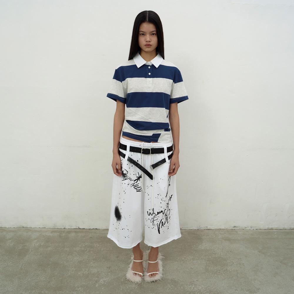 Lcdc Tm Printed Bermuda Sweatpants (White)