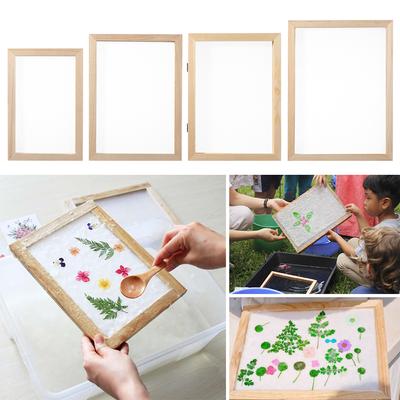 Narzędzie Rękodzieło Nauka DIY Wytwarzanie Papieru Sito do Wytwarzania Papieru Forma do Wytwarzania Papieru Rama Drewniana Forma Siatkowa