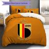 Red Devils Pattern Bedding Quilt Set  Home Decoration  Gift (1 * duvet cover + 2 * pillowcase  without core)