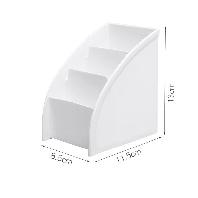 1PC Remote Control Storage Holder Desktop Case Box Organiser Mobile Phone Stand Home Decor Desktop Storage Box Organizer белый
