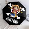 1 PC Automatic Folding Umbrella - One Piece Monkey D Luffy Pattern Portable Foldable Design With 8 Ribs Christmas Birthday Gifts