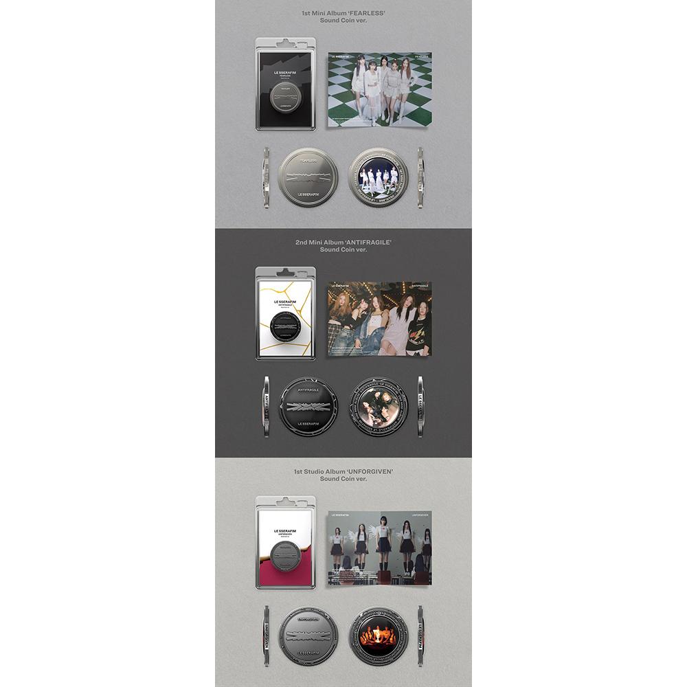[Pre-order] LE SSERAFIM - LE SSERAFIM Sound Coin Album