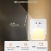 AEE4-Motion Sensor LED Night Light Lamps Children's Night Light Smart LED Night Lamp For Bedside Table Bedroom Nigh EU Plug