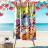 Oggy Soul Print Beach Towel, Large Soft Quick Dry Towel for Beach Camping Swimming