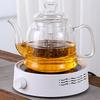 Electric Tea Stove Ceramic Hot Plate White Efficient Heat Resistant Plate for Boiling Water Coffee Tea