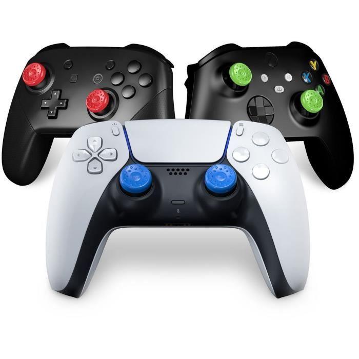 Thumbgrips - KONTROLFREEK - 1010-UNI - Balení 8 univerzálních krytek joysticků - Pro ovladače PS|Xbox|Switch Pro - Vícebarevné