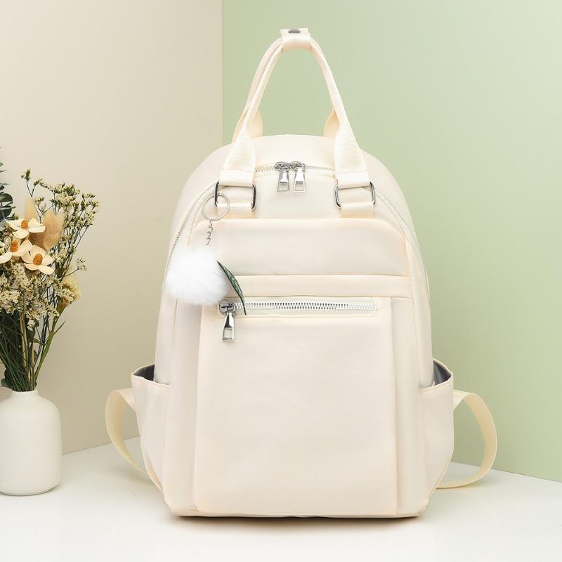 New Fashion Trend Portable Backpack Women's Simple Casual Large Capacity Backpack Backpack Shoulder Bag