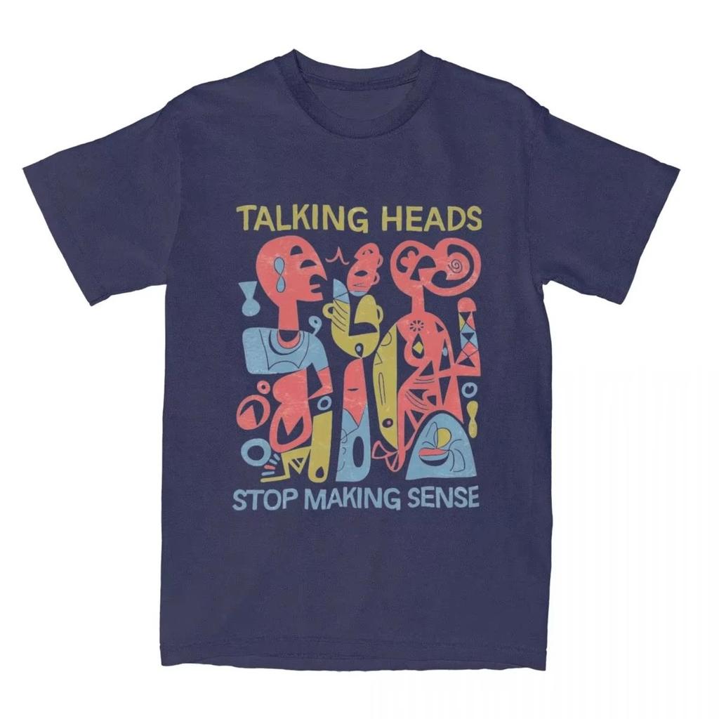 Talking Heads Stop Making Sense Stuff T-Shirt Rock Band Casual Cotton Summer Cotton Men's Women Top Tee Short Sleeve Streetwear