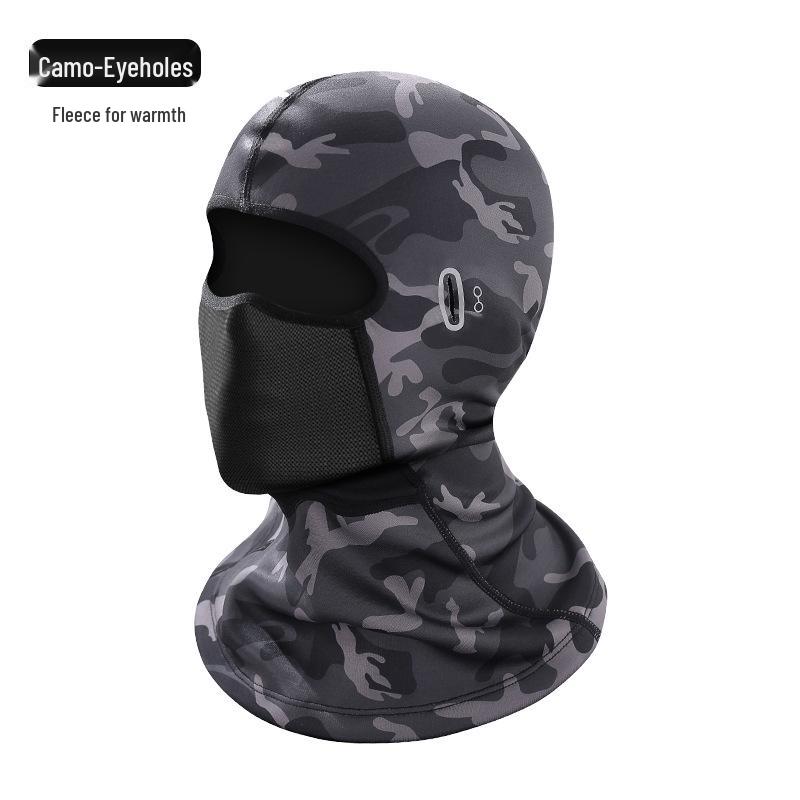 

Зимний мотоциклетный ветрозащитный бафф для шеи и маска для лица - Теплый, непродуваемый, для защиты шеи на открытом воздухе One Size