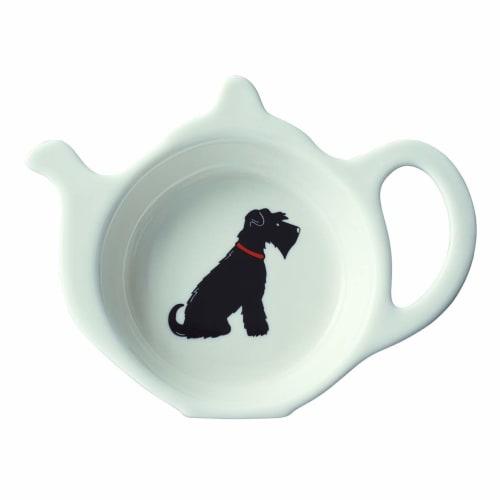 

Sweet William Tea Bag Dish, Schnauzer Favors, Black, Miniature Schnauzer