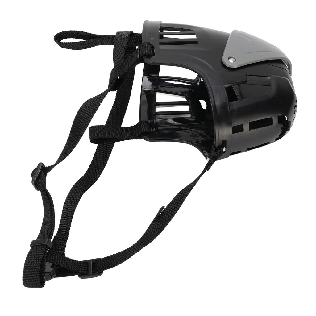 Dog Muzzle Anti Biting Prevent Barking Adjustable Breathable Plastic Dog Mouth Cover Cage