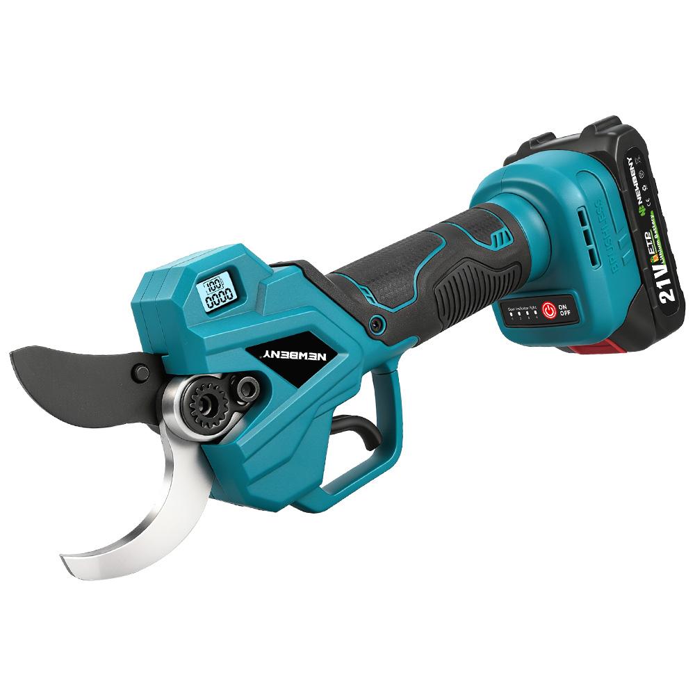 Newbeny 4 Gänge Bürstenlos 75mm Elektrische Astschere Obstbaum Bonsai Akku-Scheren Gartengeräte Für Makita Akku