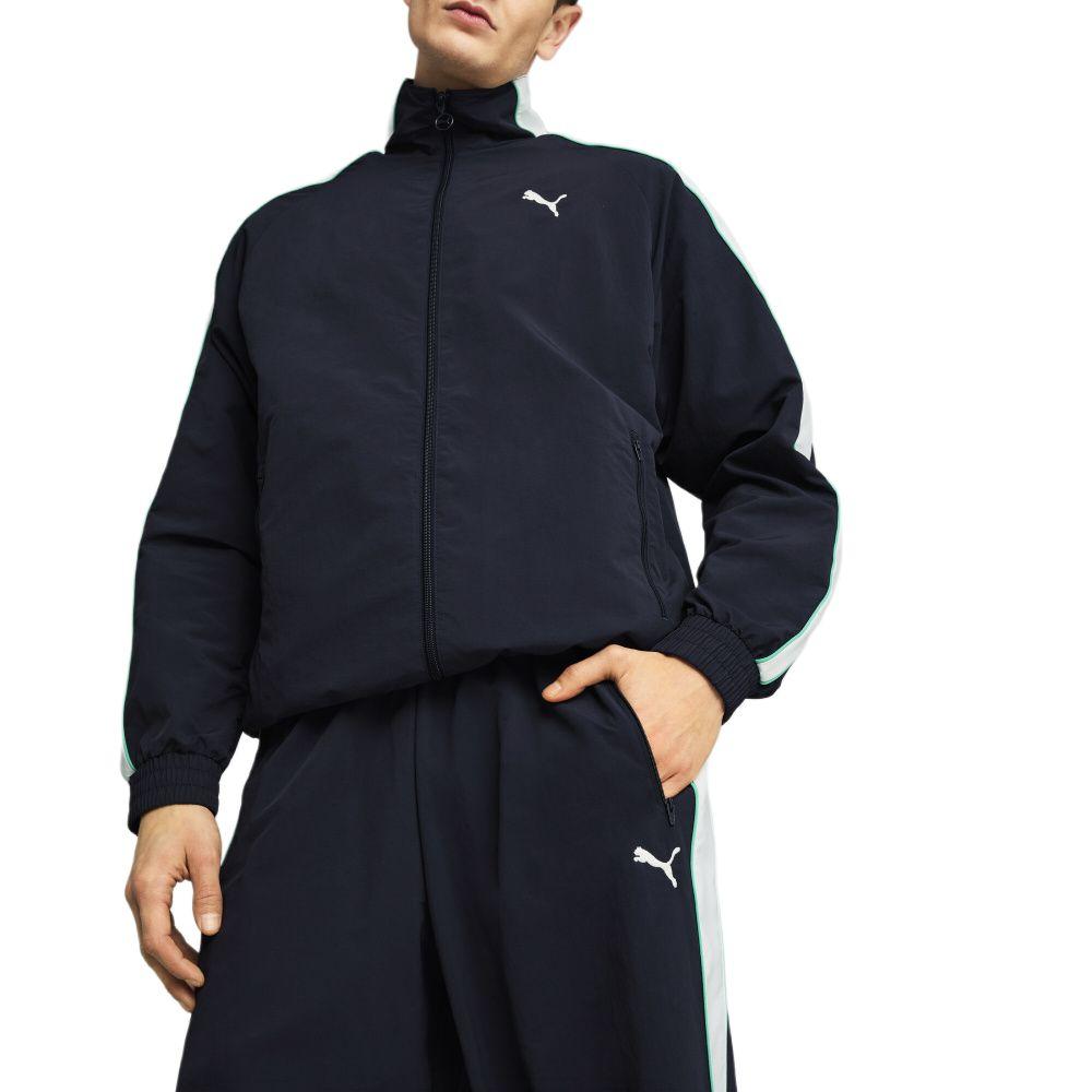 Puma Bequeme Weiche Atmungsaktive Mittelhohe Kordelzug Freizeithose Unisex Unterteile Dunkelblau 629594-16