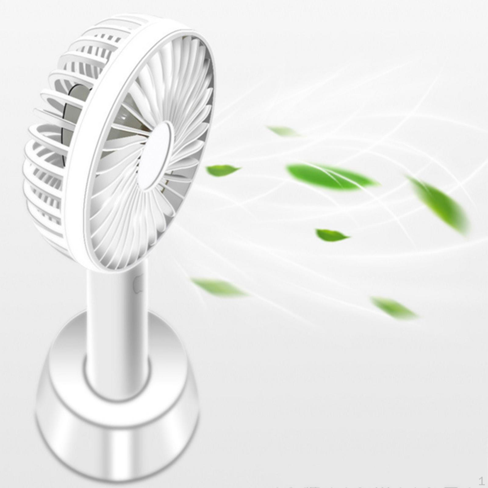 

Ручной вентилятор Охлаждение воздуха Перезаряжаемый Компактный Легкий Настольный Портативный Персональный для белый