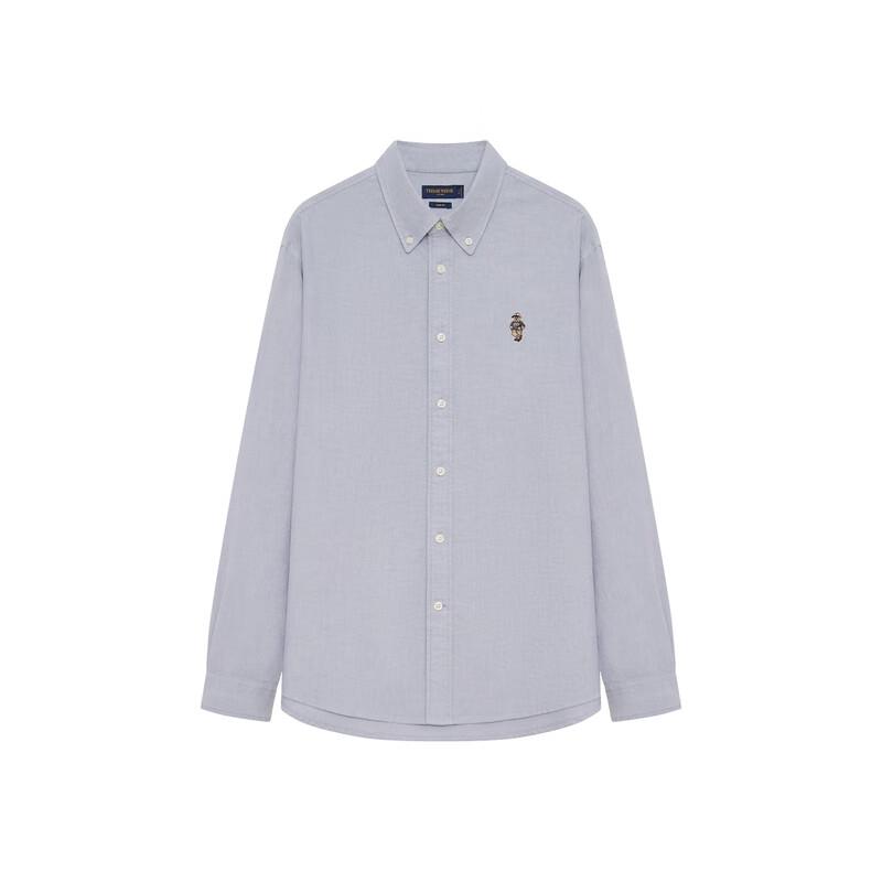 Teenie Weenie Unisex Casual Long Sleeve Lapel Shirt