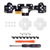 eXtremeRate Face Clicky Kit V2 for PS5 Controller Custom Tactile Dpad Action Mouse Click Kit for PS5 Controller BDM-010 & BDM-020, Buttons,