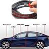 Car Door Rubber Seals Strip Thickening Sealing Adhesive Weatherstrip Sound Sealing Strip Car Retrofitted Car Door Seal Strips