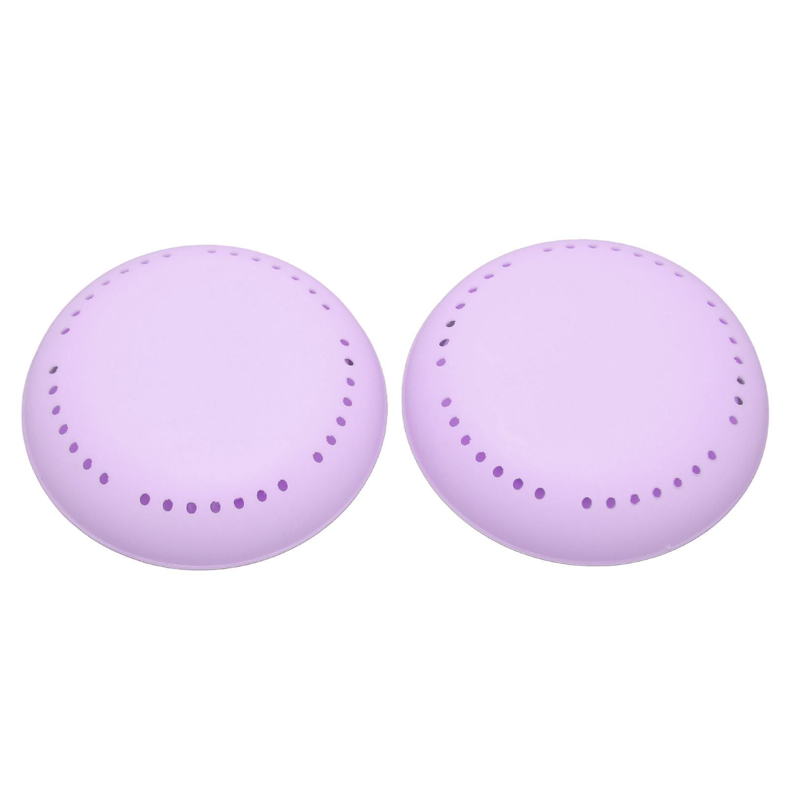 

2pcs Adhesive Freshener Box Portable Remove Odor Round Freshener Box for Wardrobe Purple