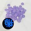 100 pcs Glowing Pebbles for Aquarium and Garden - 2cm Fluorescent Luminous Stones
