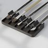 3D Printed Plastic Brush Holder Lightweight Portable Painting Brush Rest Holder Space-Saving Mini Size Brush Storage Box