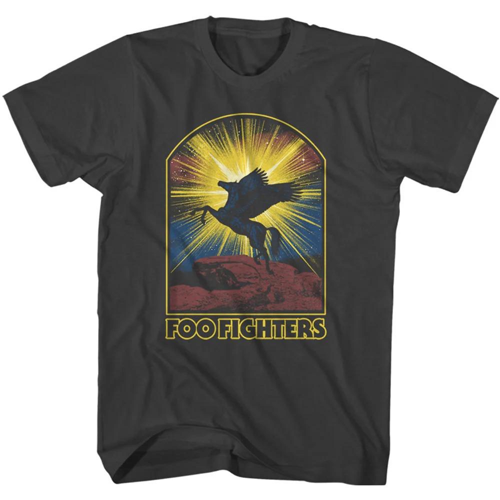 

Foo Fighters Pegasus T-shirt High-end Luxury Is for Both Men and Women Top Y2k 2026 Summer S