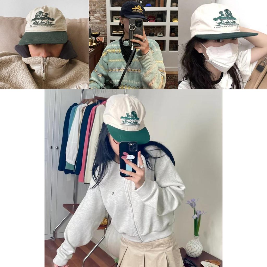 Aime Leon Dore Unisphere Hat Classic Round Crown Adjustable Baseball Cap With Wide Brim